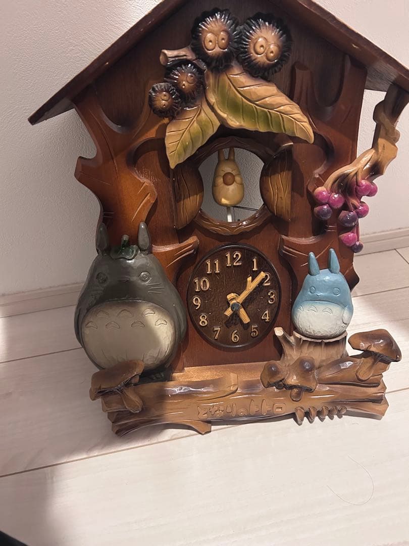 リズム　となりのトトロからくり時計ジャンク