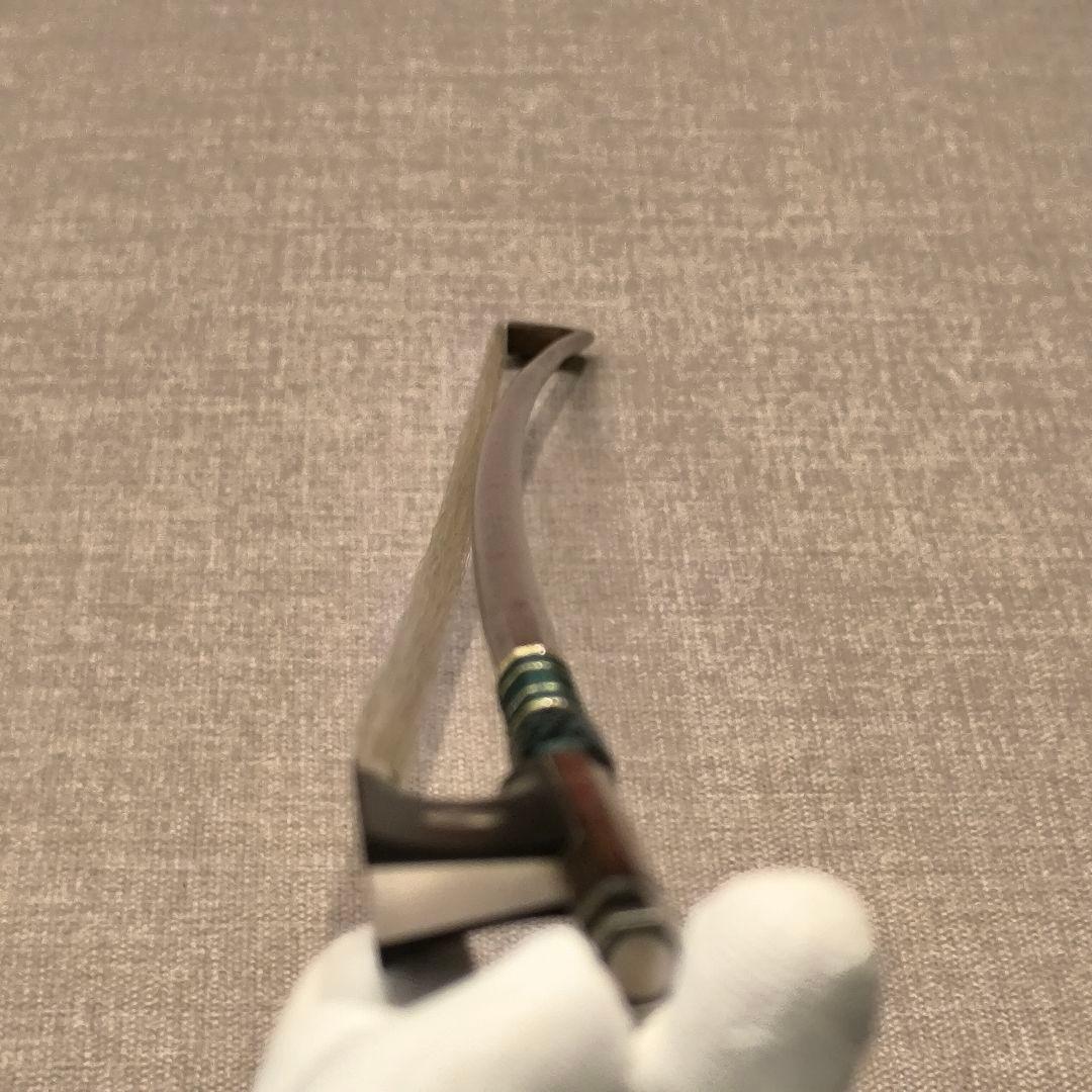 【オールド】フランス製 バイオリン弓 4/4 銀黒檀 修復済み