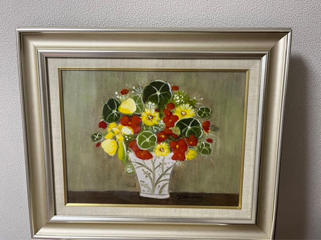 Y・ヤング「No.4」油彩画