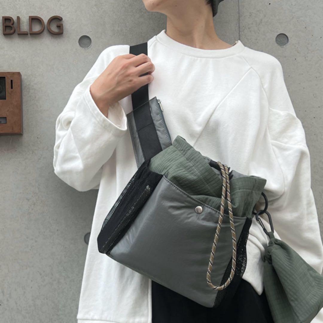 ◆paw’s living お散歩用 ウォーキングバッグ＋プープバッグ カーキ