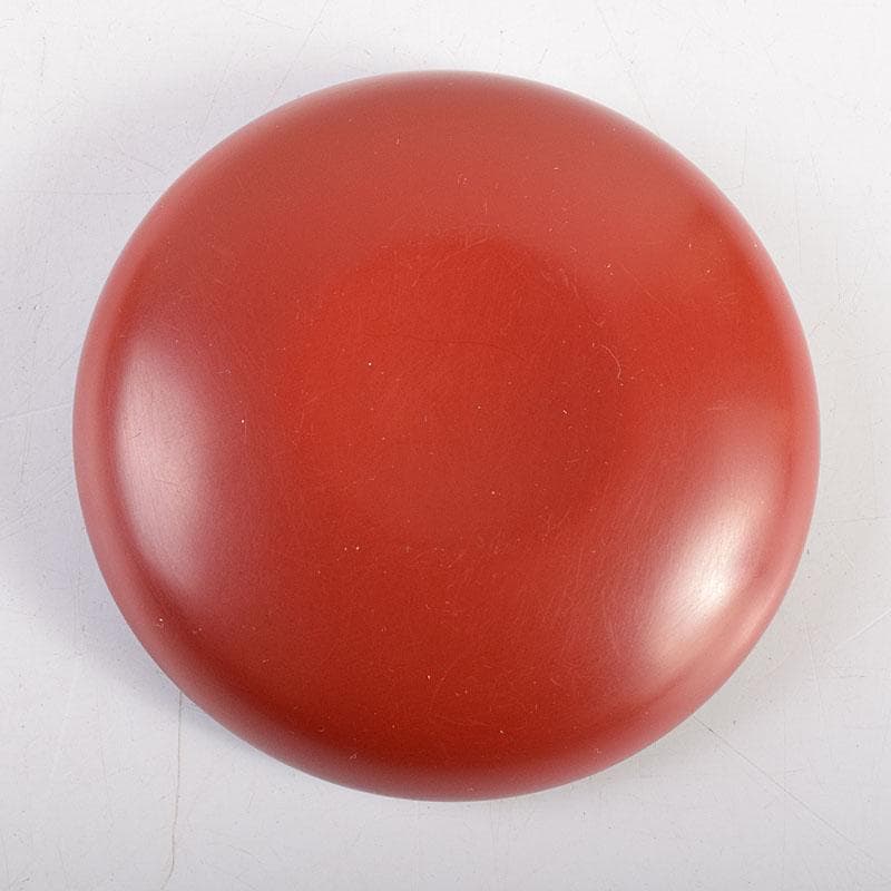 茶道具　南忠作　仙台堆朱　香合　共箱　V　8333