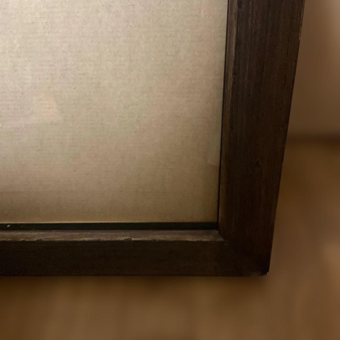 ダークブラウン木製油彩額縁　B1サイズ