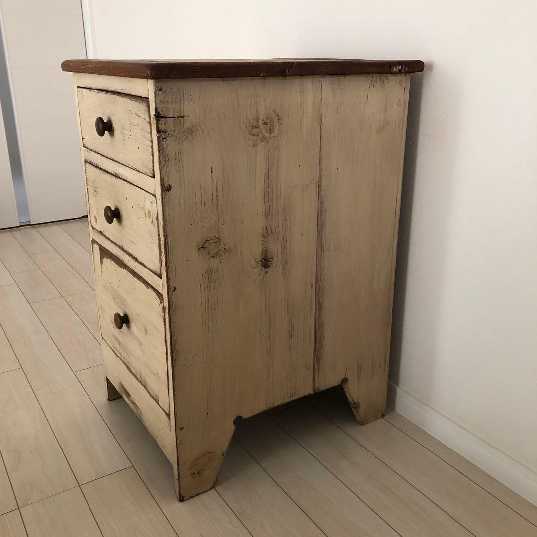 チェブ　引き出し3段キャビネット　確認用