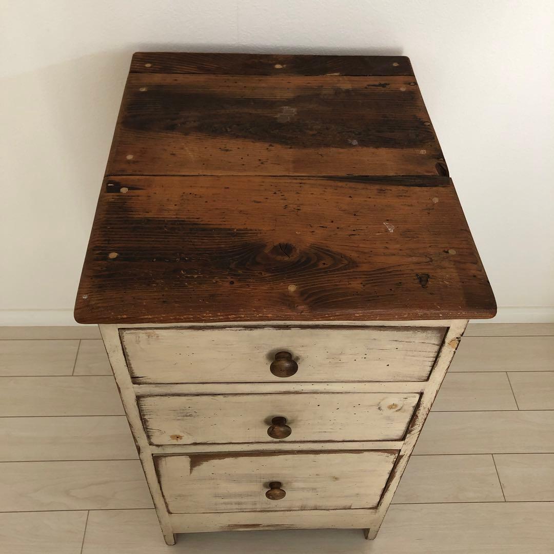 チェブ　引き出し3段キャビネット　確認用