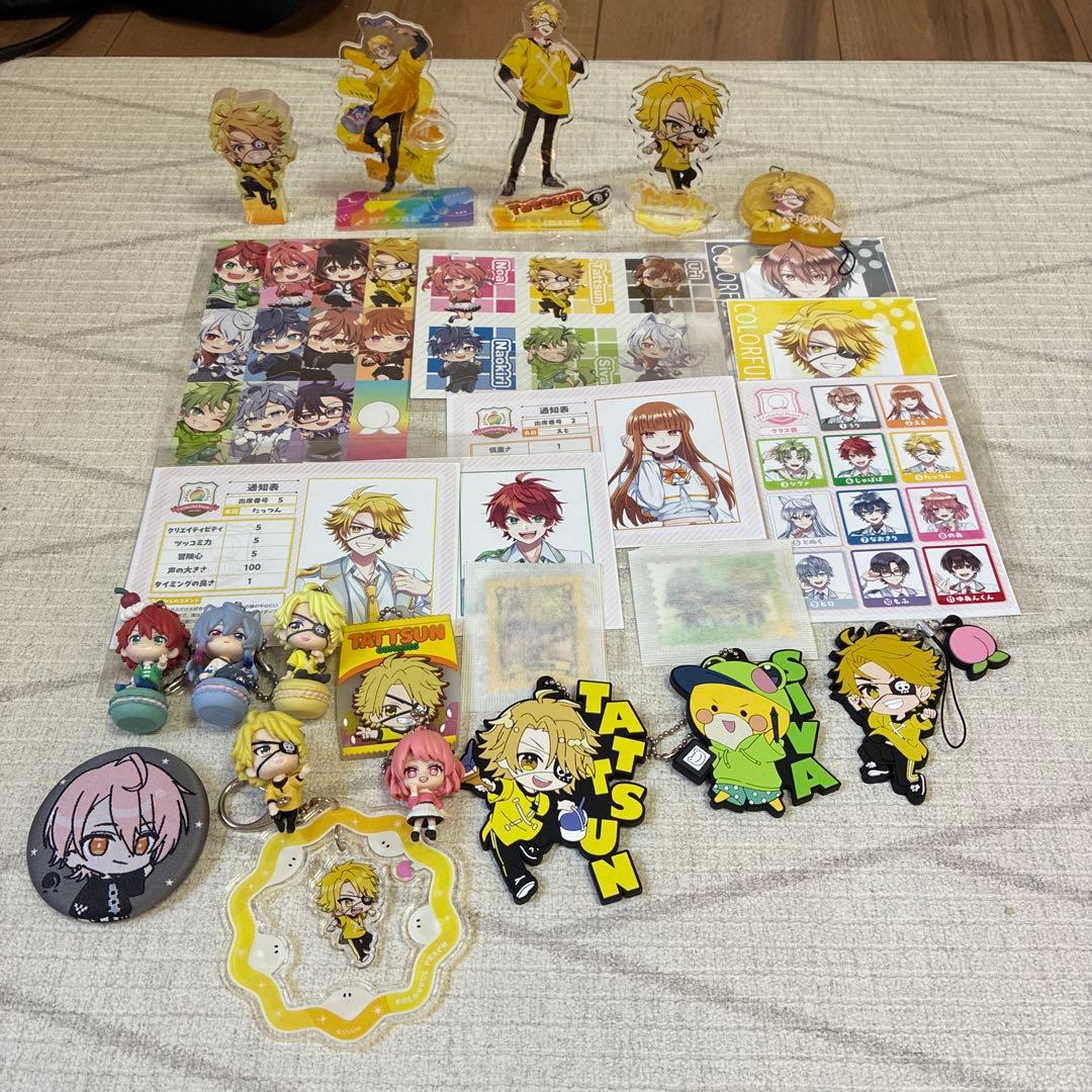 カラフルピーチ・アクリルスタンド・キャラクターグッズセット