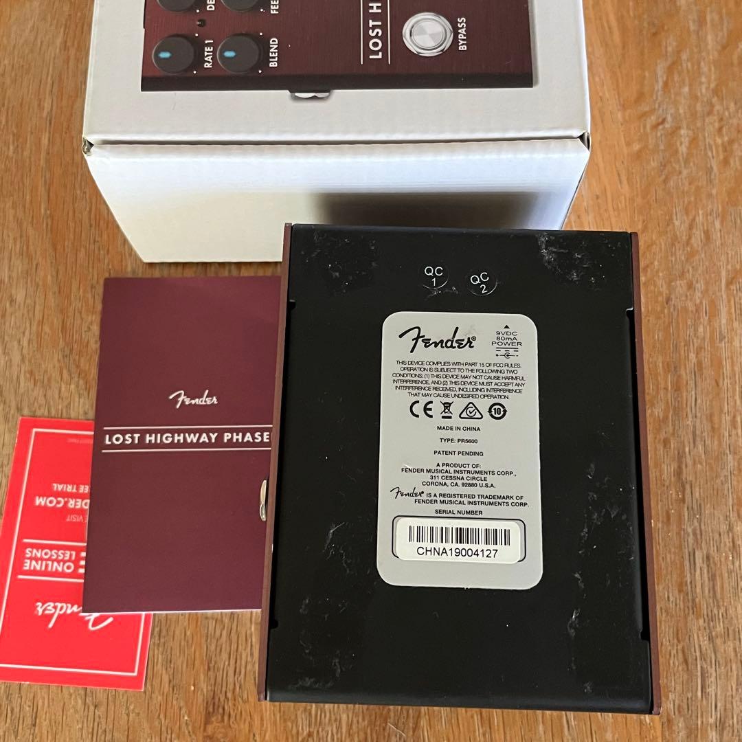 Fender Lost Highway Phaser フェイザー