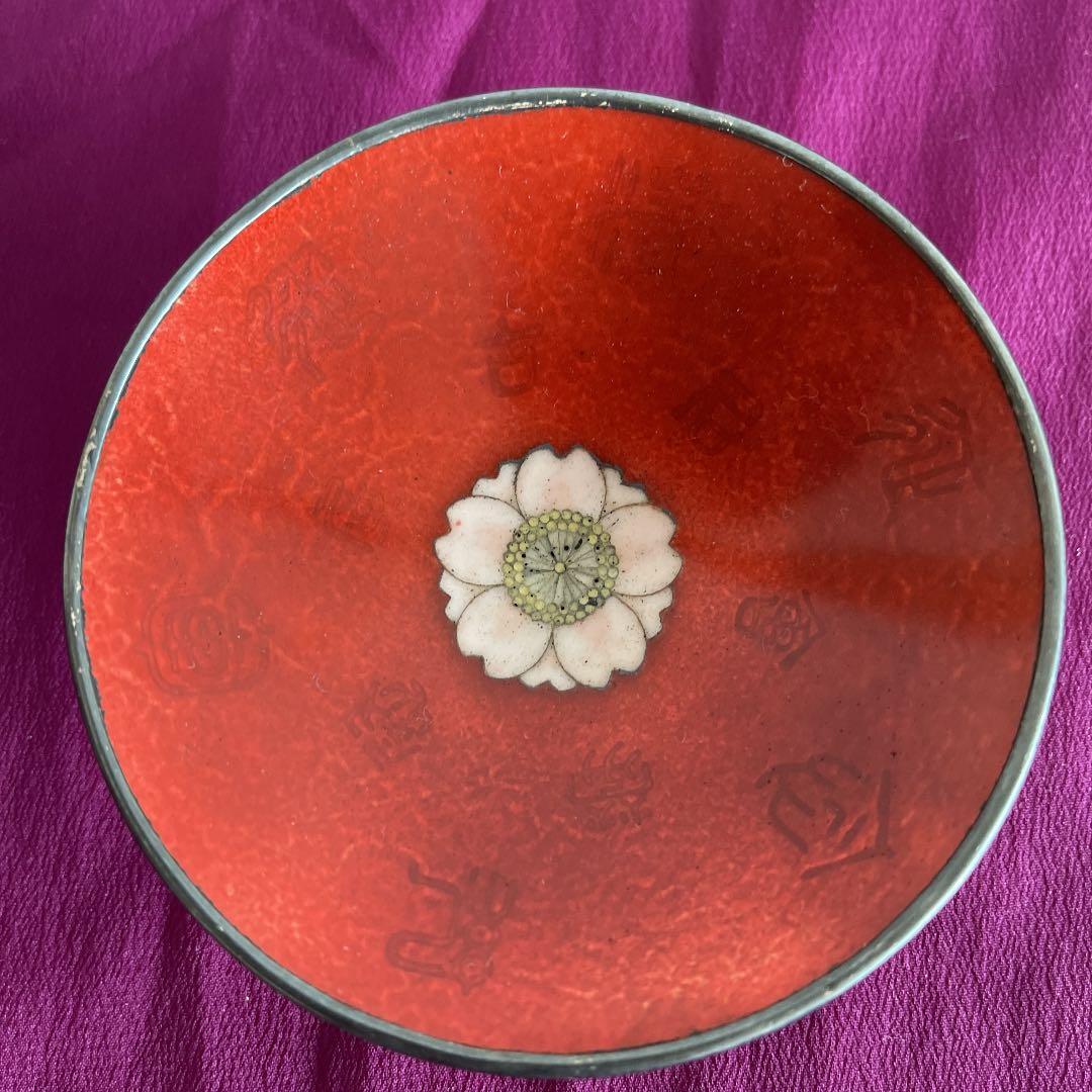 征清従軍祈念盃　七宝焼き