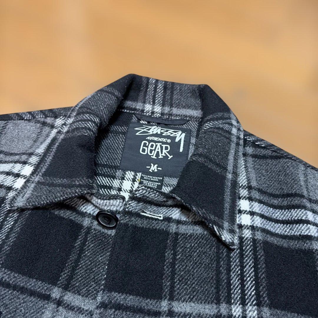 Stussy チェック柄ジャケット Mサイズ