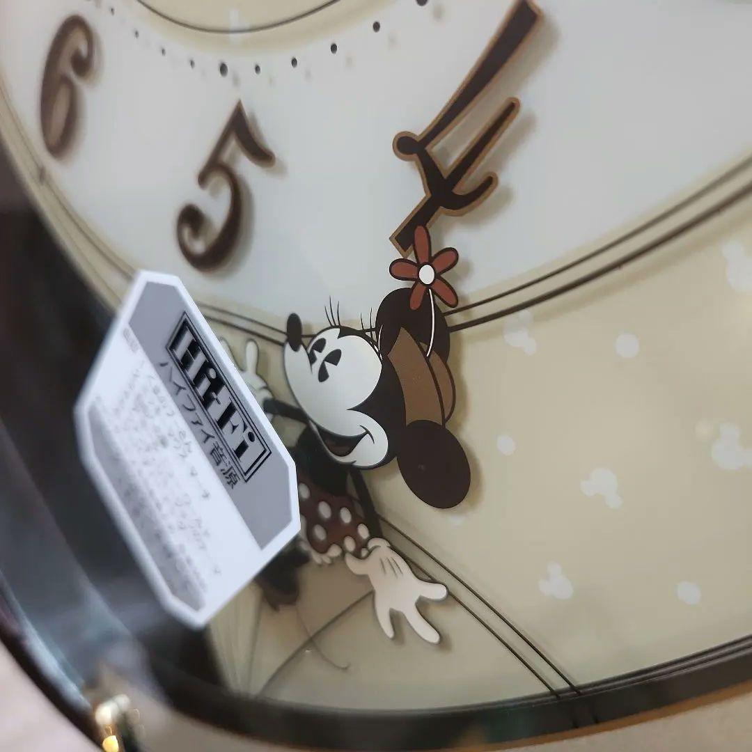 時計 電波クロック ディズニー セイコークロック ミッキー FW579B 振り子