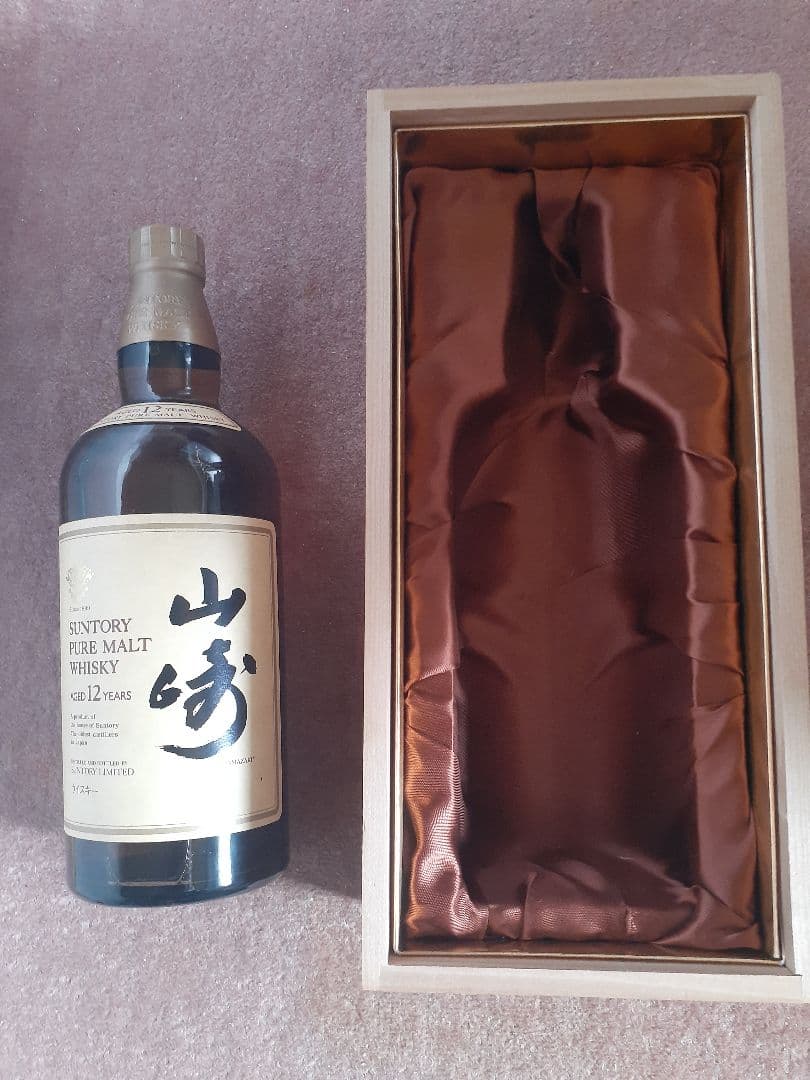 Suntory ピュアモルト ウイスキー山崎12年モデル 希少品❗️ 木箱入