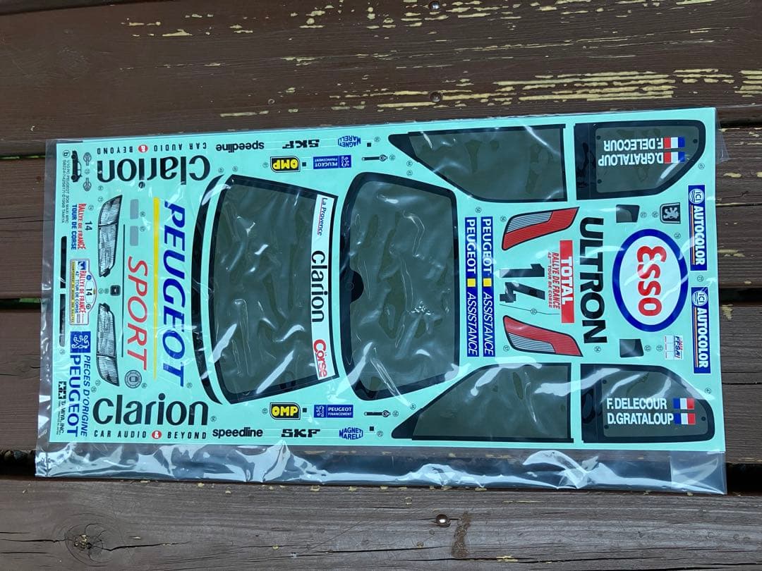 タミヤ 電動ラジコン組み立てキット　プジョー306マキシ WRC