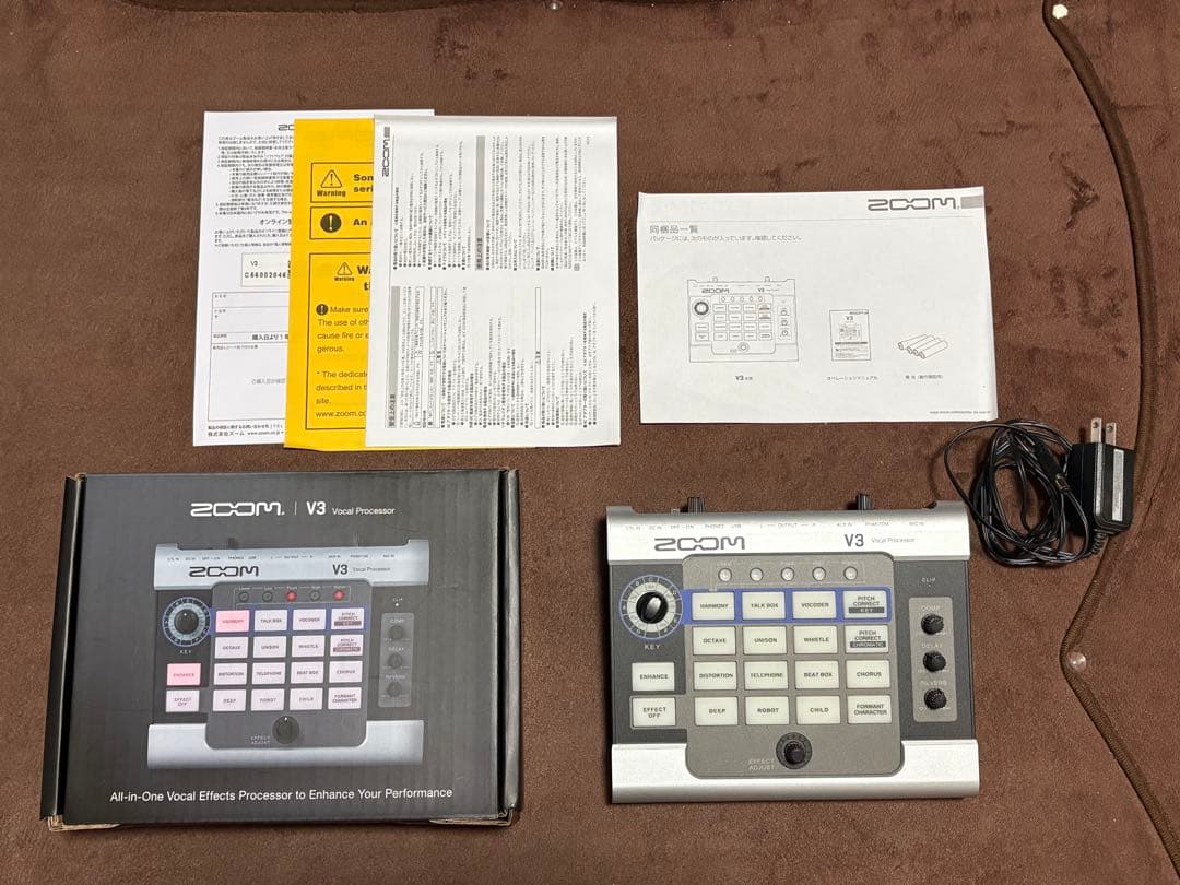 Zoom V3 ボーカルプロセッサー