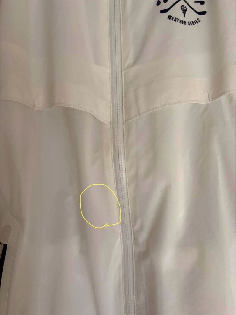 Callaway レディース レインウェア ホワイト　Lサイズ