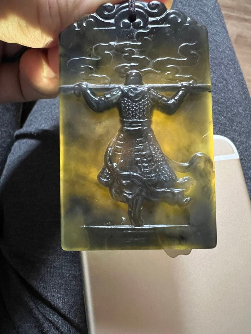 ◆限定1個◆高品質　墨玉石彫刻ペンダント　西遊記　コレクション 送料無料本物保証