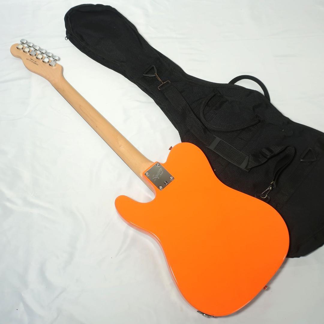 美品 Squier テレキャスター オレンジ Fenderケース付