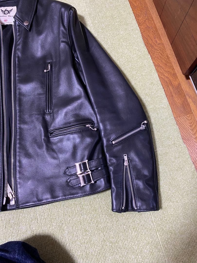 666 ライダース シングル ステアハイド ルイスレザー好きに