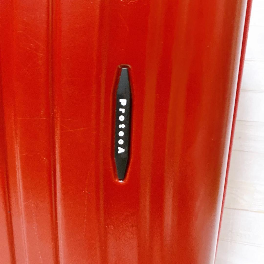 ProtecA フラクティ キャリーケース レッド 64L TSAロック 4輪