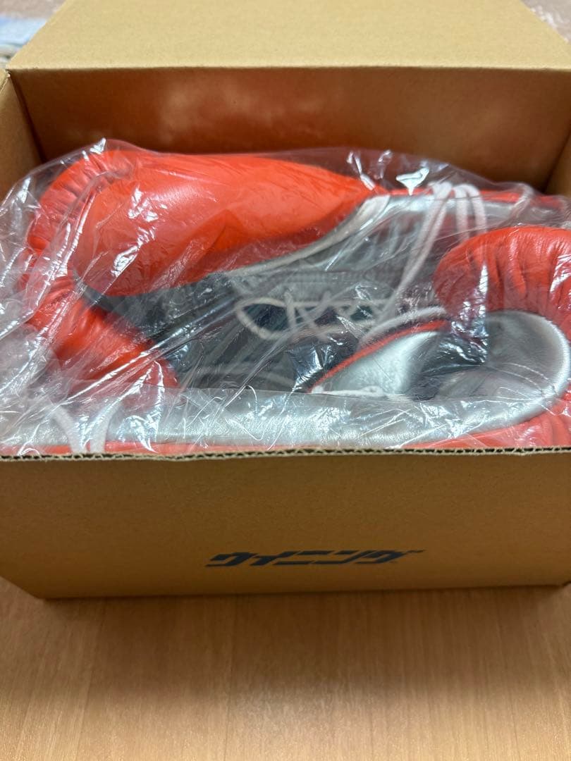 ボクシンググローブ 14 oz オレンジ/銀 新品未使用 【正規品】別注カラー