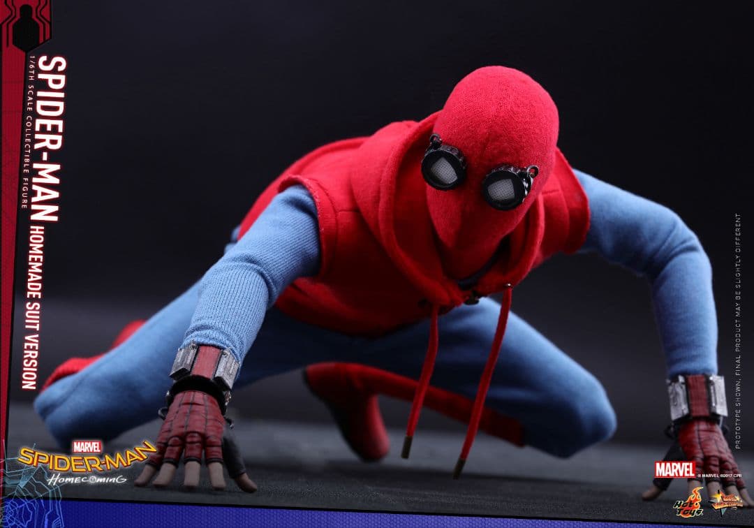 ホットトイズ スパイダーマン ホームカミング ホームメイドスーツ