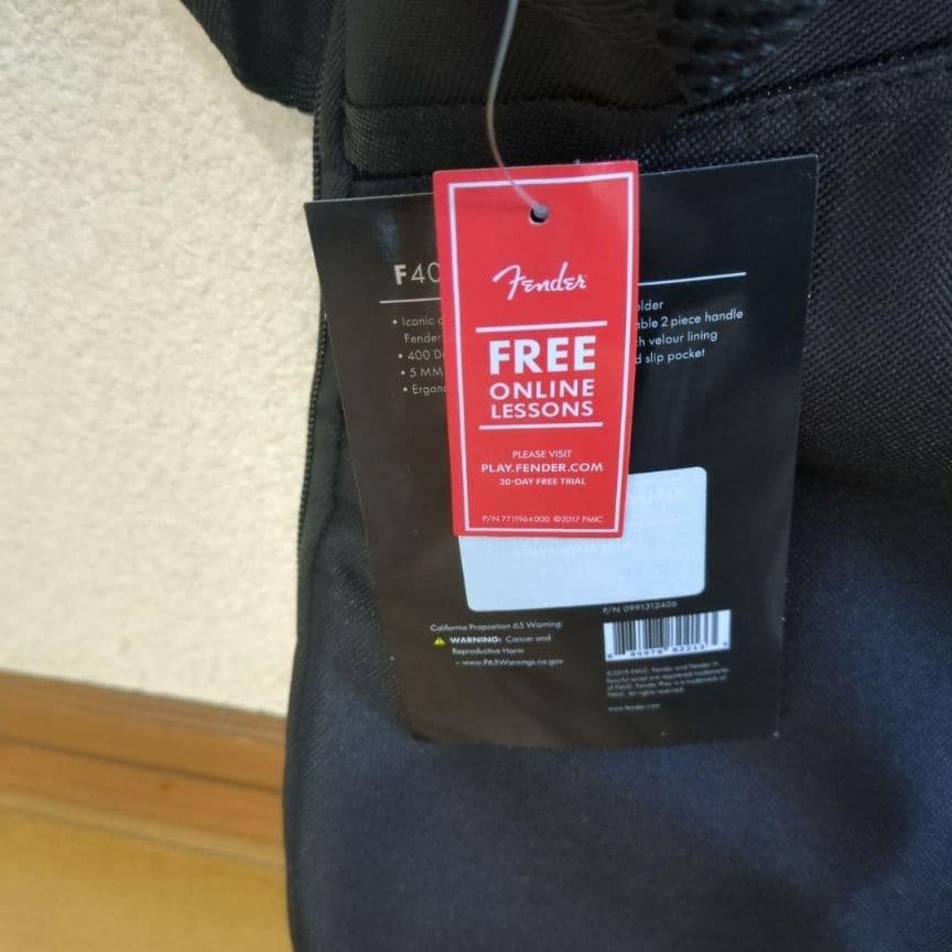 Fender ストラトキャスター 純正ソフトケース付