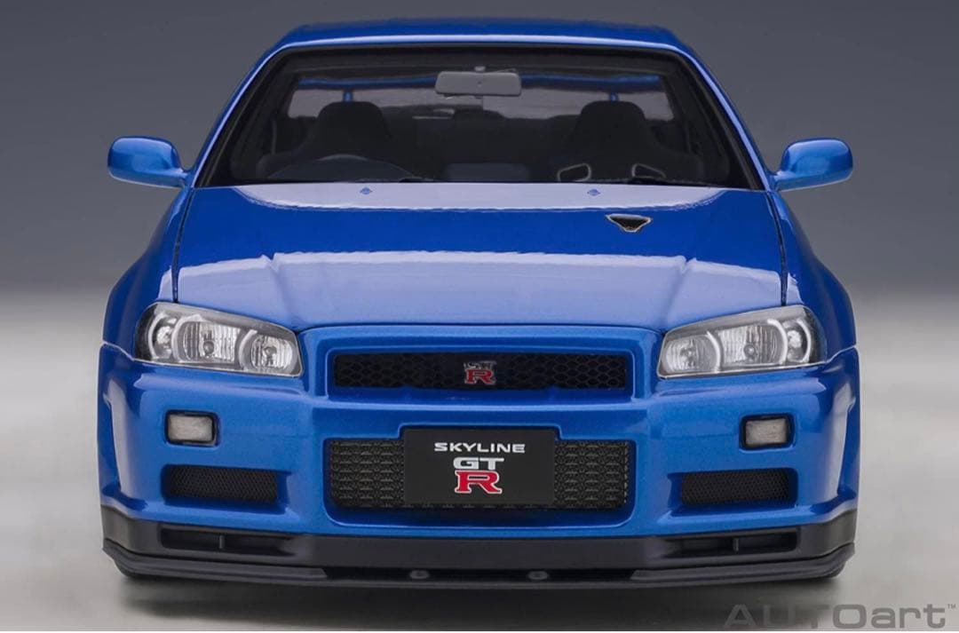 オートアート　日産 スカイライン GT-R （R34） Vスペック II BBS
