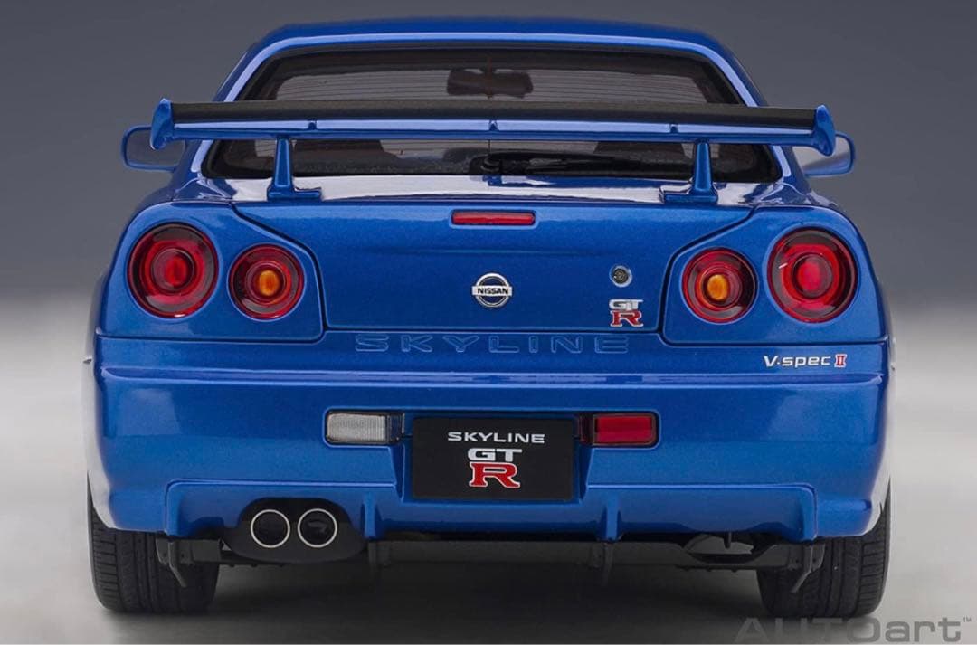 オートアート　日産 スカイライン GT-R （R34） Vスペック II BBS
