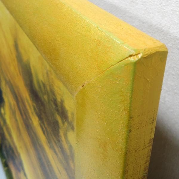 1点限 大型 アートパネル アクリル画 絵 風景画 自然 郷愁 夕焼 A-9