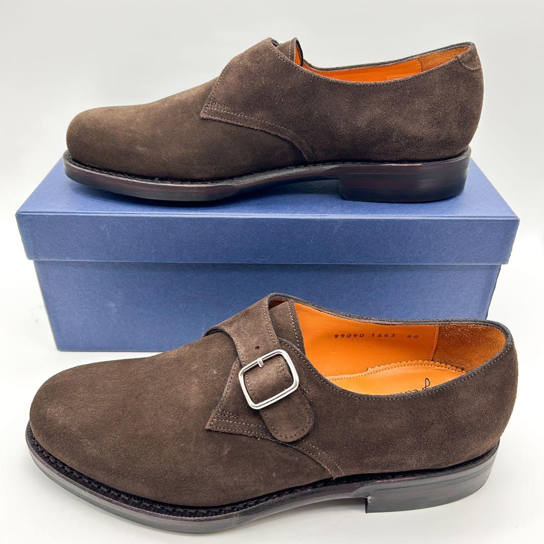 【新品】 Jalan Sriwijaya 別注　スエードモンクストラップシューズ