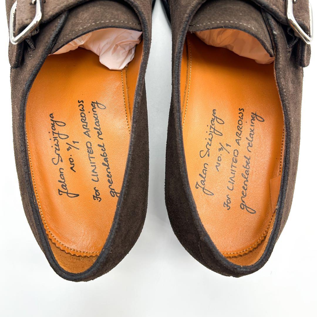 【新品】 Jalan Sriwijaya 別注　スエードモンクストラップシューズ