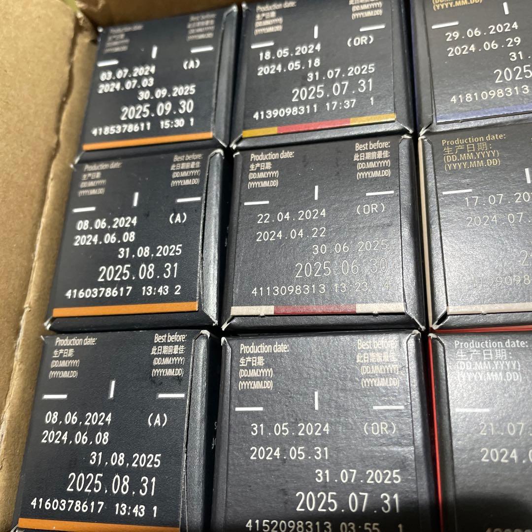 ネスプレッソ 限定９本、 デカフェ３本、定番３本