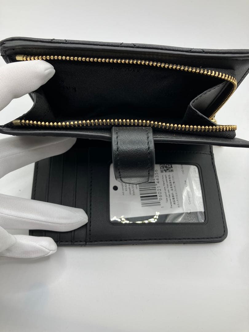 【新品未使用】kate spade ケイトスペード キルティング ミディアム財布