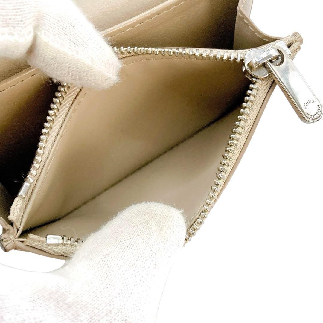 美品✨ルイヴィトン　ポルトモネ　アナエ　マヒナ　グレージュ　カード　ケース