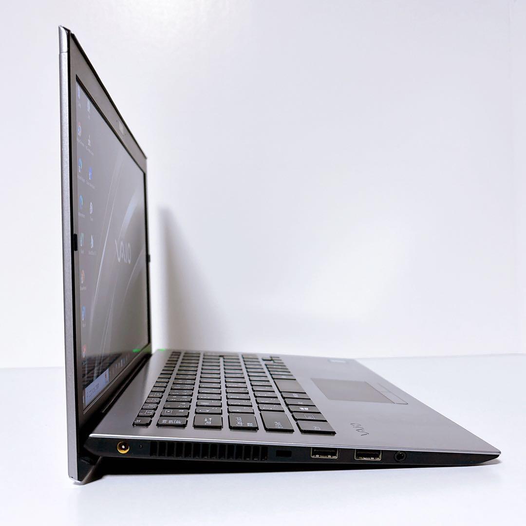 VAIO オフィス付き薄型ノートパソコン SSD256GB i5 軽量 高性能