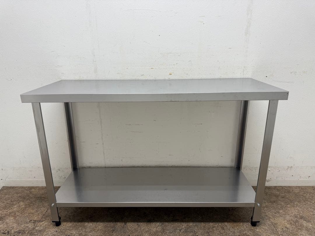 ステンレス　業務用　作業台　厨房　飲食店　W１２００ｘD４５０ｘH８００ｍｍ