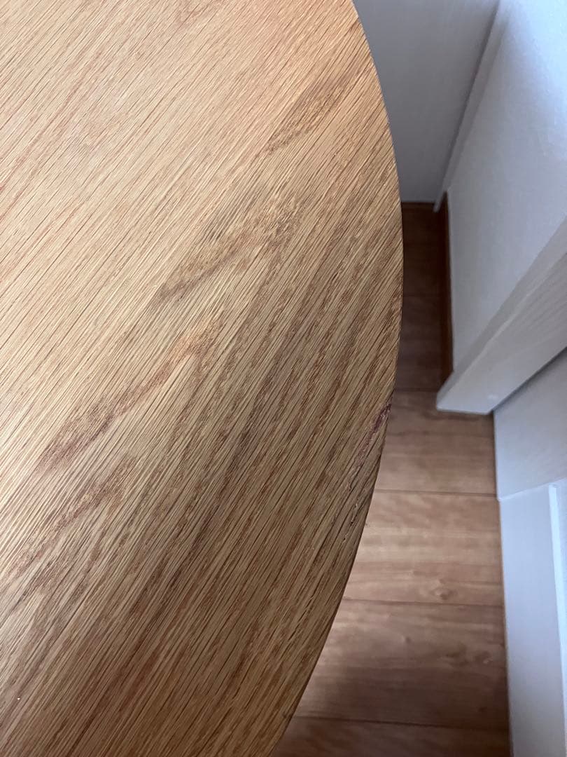 gleeniche ラウンドカフェテーブル 70 円形　丸　オーク　無垢