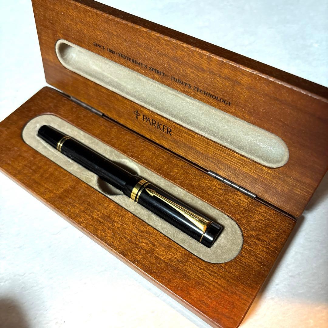 【美品】パーカー万年筆　　ブラック