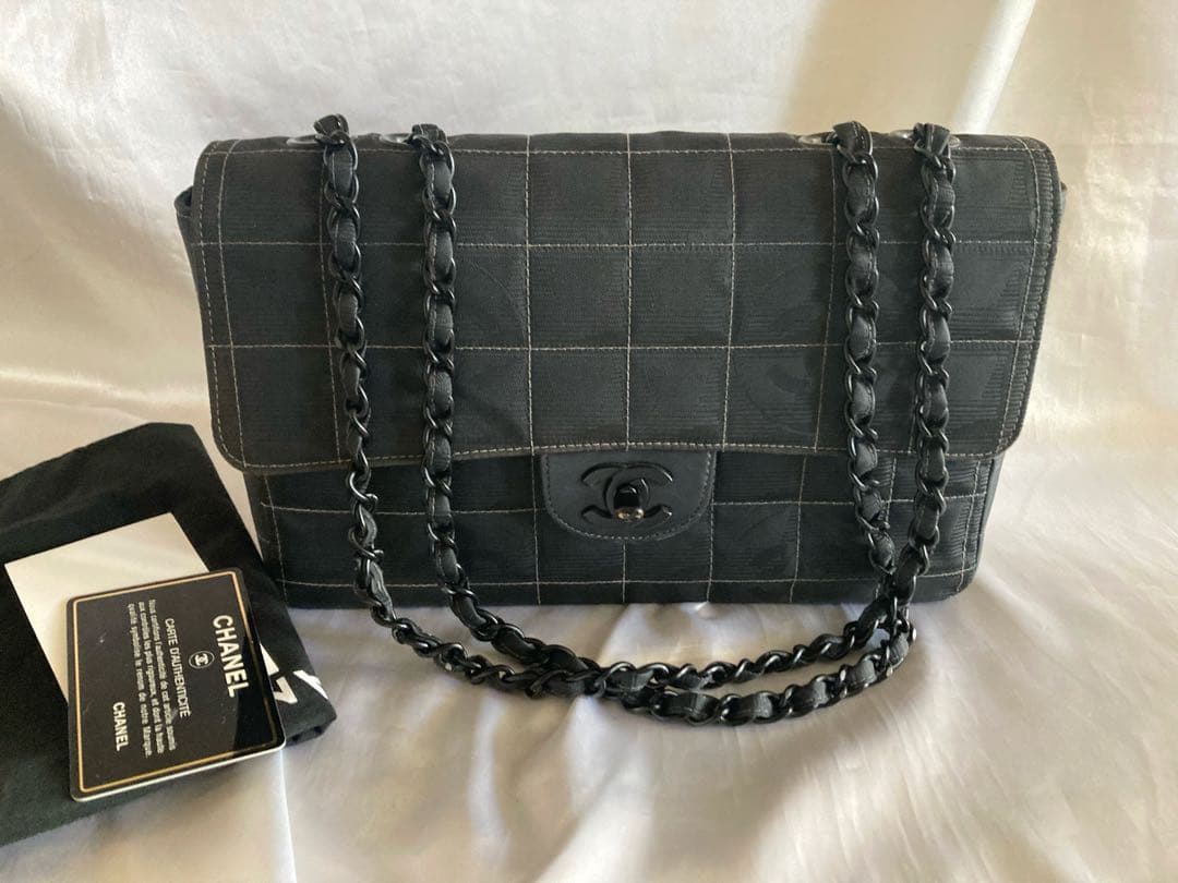 まいり様♡CHANEL ニュートラベルライン　ブラック　チェーンバッグ