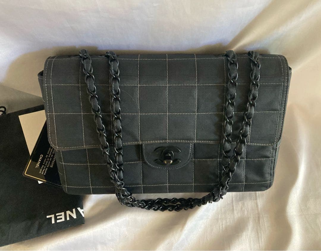 まいり様♡CHANEL ニュートラベルライン　ブラック　チェーンバッグ