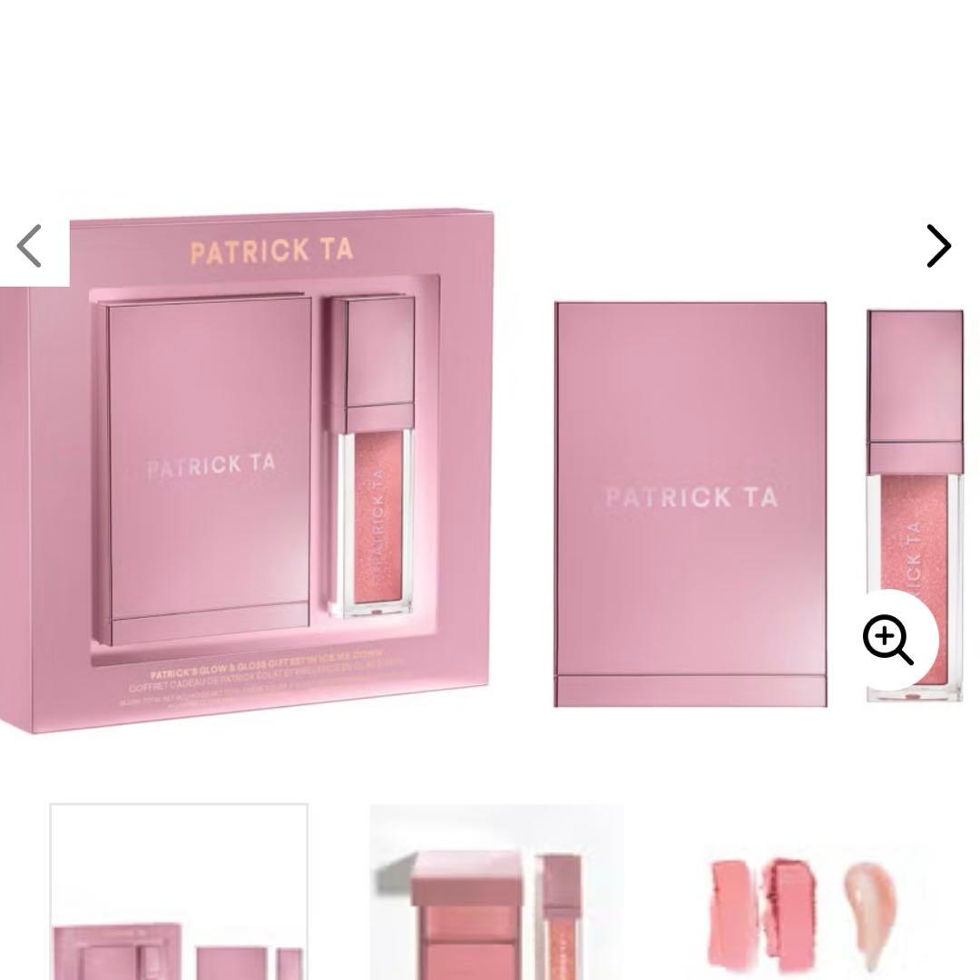 Patrick Ta ブラッシュ+リップグロスセット