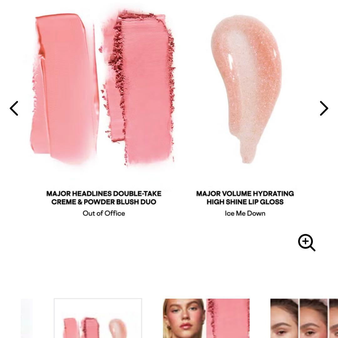 Patrick Ta ブラッシュ+リップグロスセット