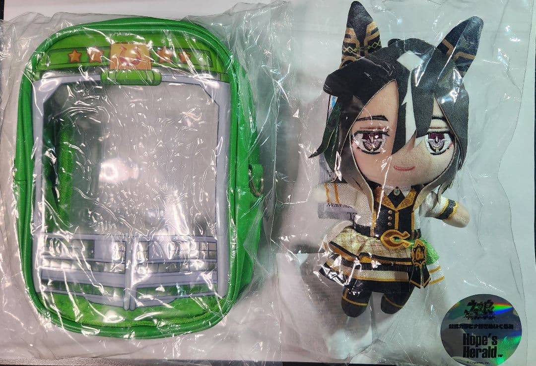 ぷ*読様 [未開封]ウマ娘　ステイゴールド　公式カラビナ付きぬいぐるみ　公式ポー