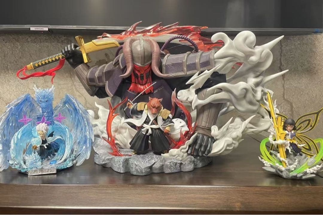 BLEACH 狛村左陣 ガレージキット ガレキ スタチュー①③