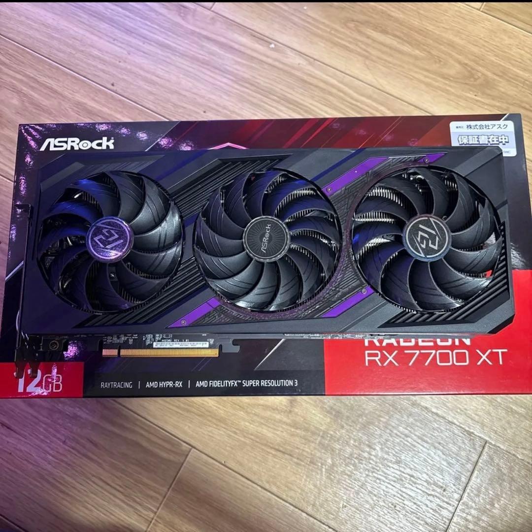 グラフィックボード・グラボ・ビデオカード ASRock RADEON RX 7700 XT Phantom Gaming