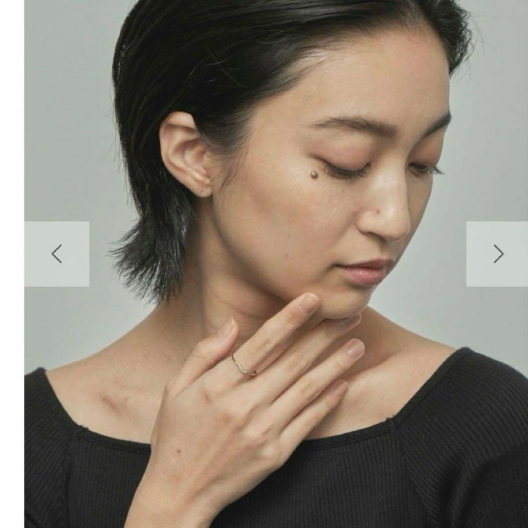 Jouete k10 YG レイヤード ダイヤモンド リング　13号