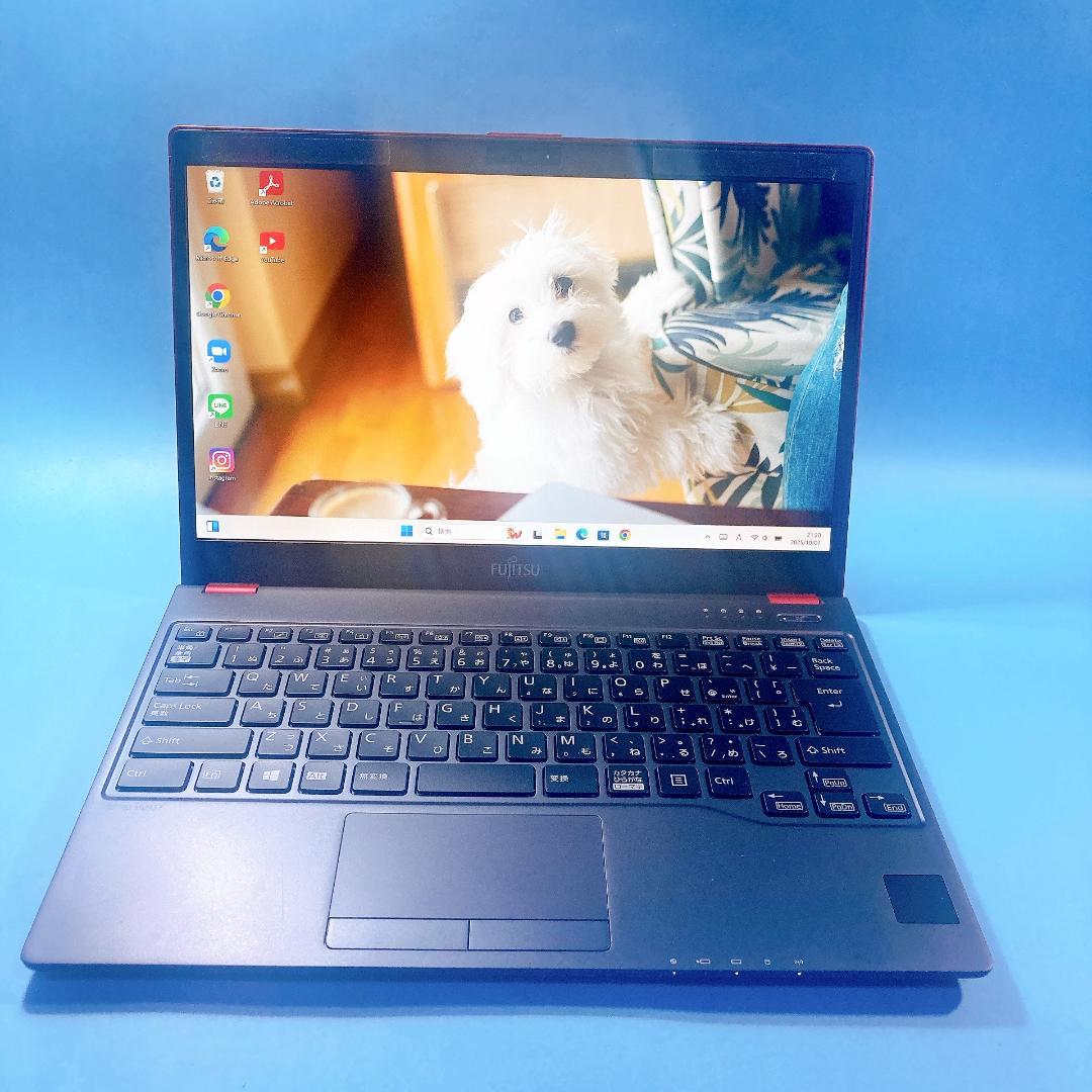 w88✨レッド/爆速 SSD新品/Win11/薄型軽量✨すぐ使えるノートパソコン