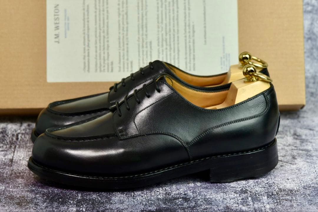 J.M.WESTON　#641　ゴルフ　5D　ブラック　31ラスト　Uチップ