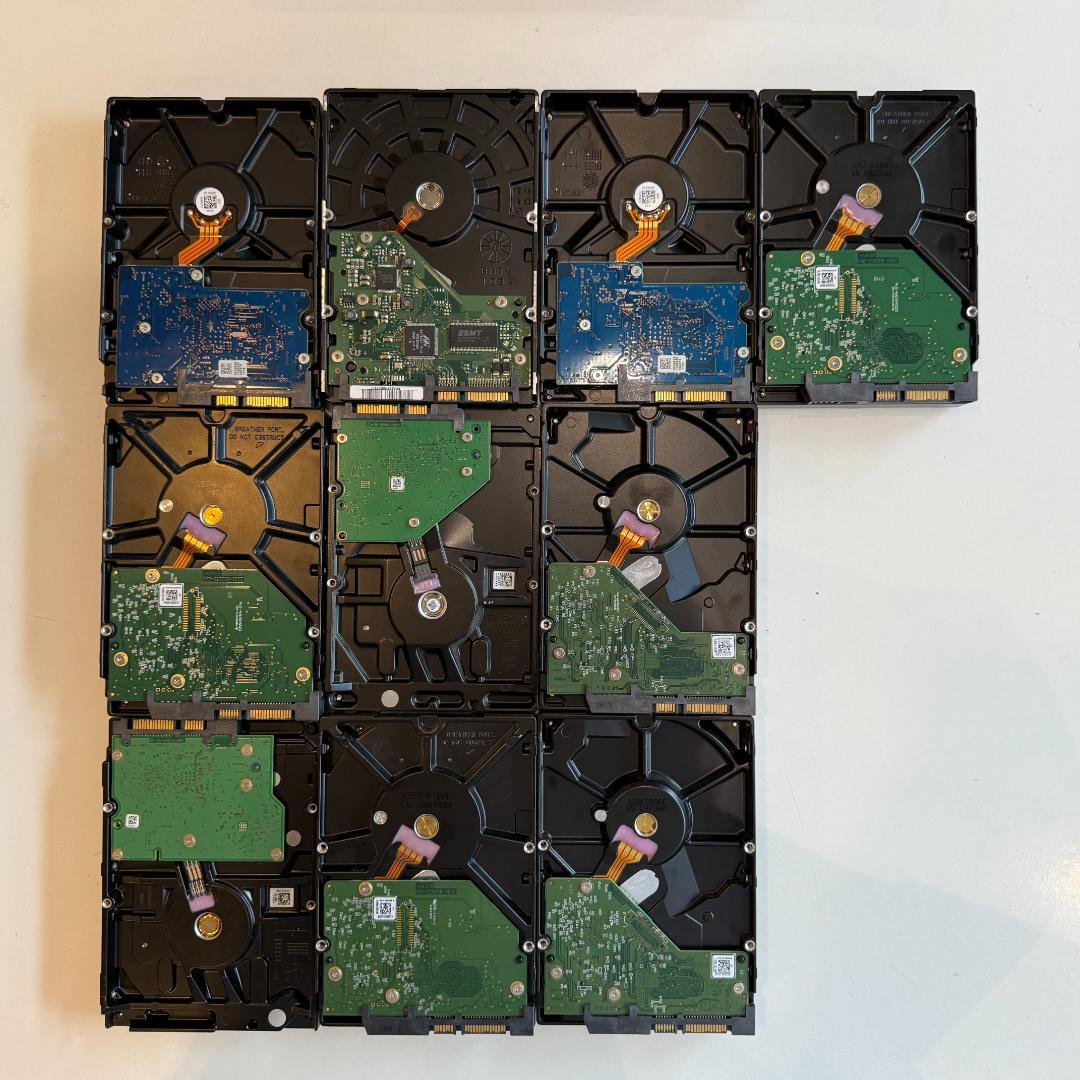 1TB 内蔵型ハードディスクドライブ 10台セット