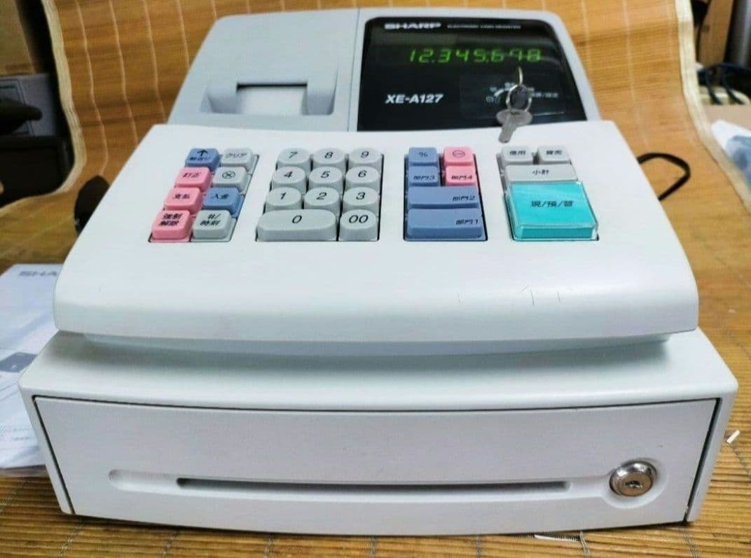 シャープレジスター　XE-A127　簡単便利特殊　送料込　112819