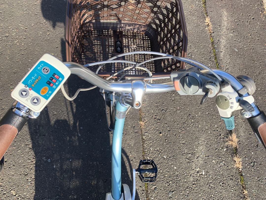 【動作確認済】送料無料 Panasonic 電動アシスト三輪自転車12Ah