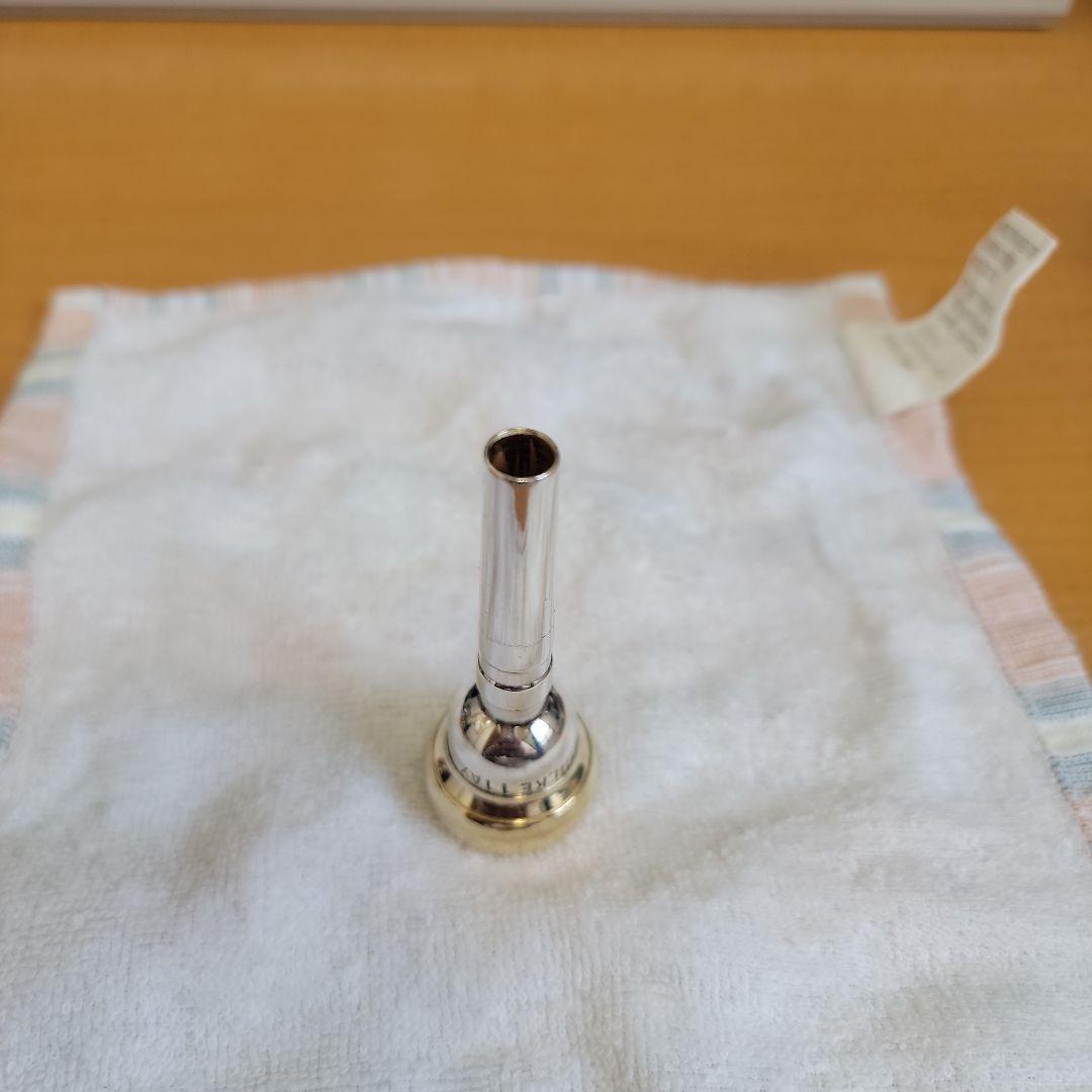 シルキー　ピッコロトランペット用マウスピース　11AX リム金メッキ